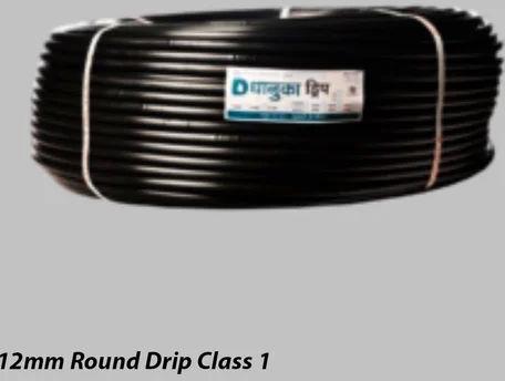 12 Mm Class 1 Round Drip Irrigation Pipe