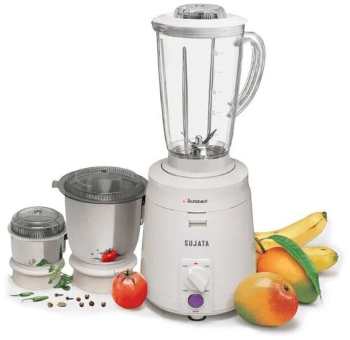 Semi Automatic Electric Sujata Mixer Grinder, Housing Material : Plastic
