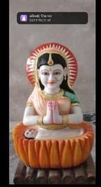 Printed Marble Sati Mata Statue, For Worship, Temple, Interior Decor, Office, Home, Packaging Type : Carton Box