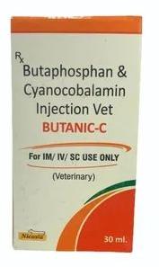 Butaphosphon & Cyanocobalmin Injection, Packaging Type : Glass Bottle