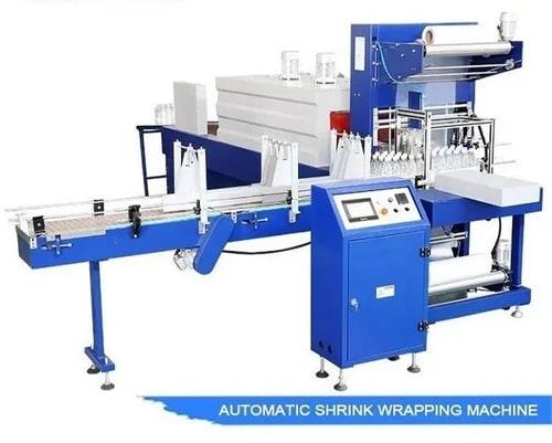 Electric Polished Stainless Steel Automatic Shrink Wrapping Machine, For Industrial, Certification : CE Certified