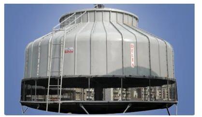 Round Bottle Shape Cooling Tower