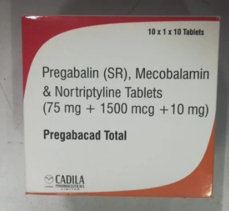 Pregabalin Methylcobalamin And Nortriptyline Tablets, Shelf Life : 12 Month