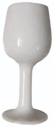 White Marble Wine Glass, For Home, Hotel, Size : 5x3 Inch