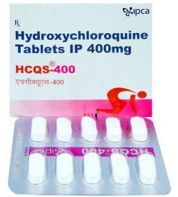 IP 400 Mg Hydroxychloroquine Tablet, For Pharmaceuticals, Hospital, Grade Standard : Medicine Grade