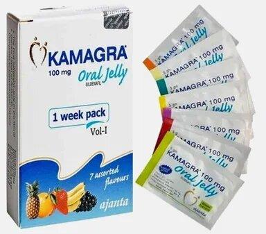 Kamagra Oral Jelly, Packaging Type : Box