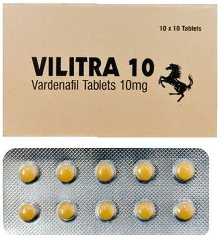 Vilitra 10 Mg Tablet, Packaging Type : Box