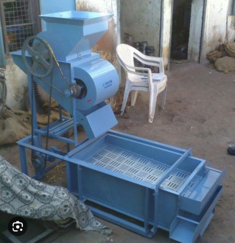 Akshar. Semi Automatic Electric Peanuts Shelling Machine, Power : Single Phase