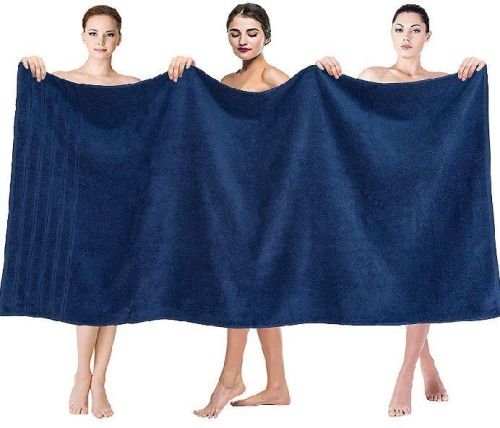 Cotton Plain Bath Towel, For Home, Hotel