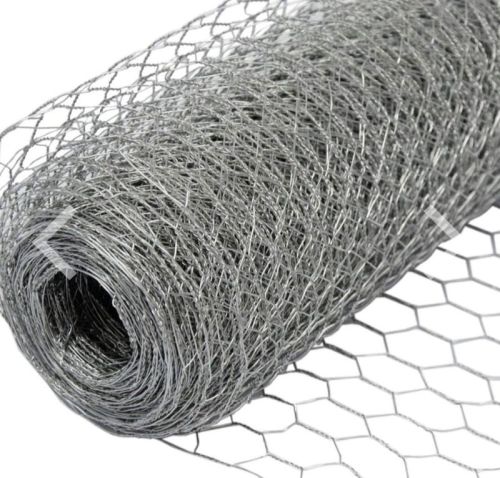 GI Silver Chicken Wire Mesh, For Poultry Constructions