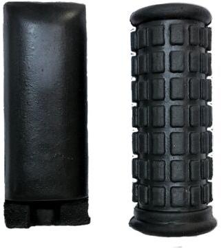 Black KB-4S Footrest Rubber Spare Parts, Feature : Light Weight