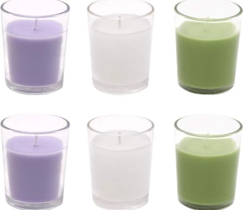 Glass 70gms Scented Votive Candle, For Home Decor/lighting