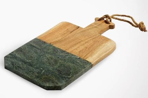 Glossy Kraft Marble / Wood Chopping Board, For Kitchen Ware