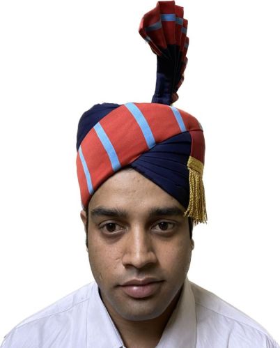 Printed Army Ceremonial Turban, Gender : Male