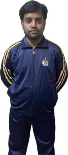 Jagan Sons Customised Collar Army Regimental Tracksuit, Fabric Material : Super Poly