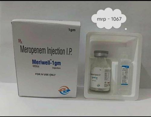 Meriwell-1gm Meropenem Injection, Grade : Pharmaceutical Grade