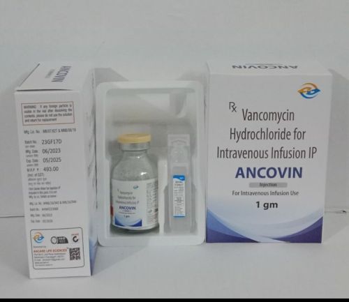 Ancovin 1gm Vancomycin Injection For Clinic, Hospital