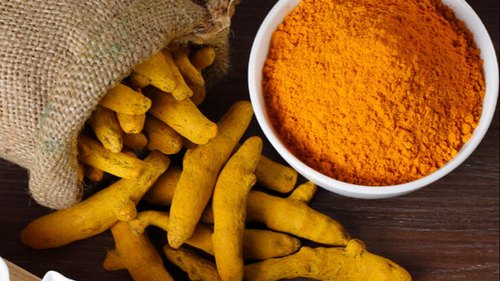 Unpolished Raw Natural Turmeric Powder, For Cooking, Certification : FSSAI Certified