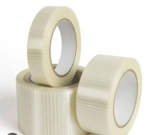 Cross Filament Tape, Color : White