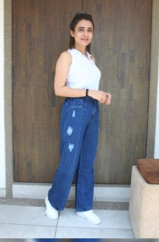 Denim Ladies Jeans, Size : All Sizes