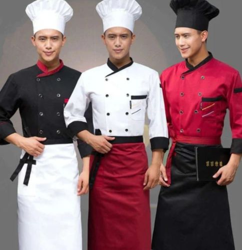 Plain Cotton Chef Uniforms, Feature : Anti-Wrinkle, Comfortable, Easily Washable