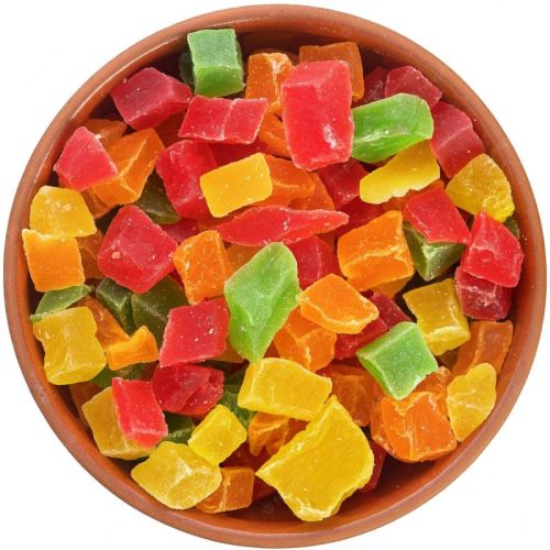 Soft Dried Tutti Frutti, For Biscuits Decoration, Cakes, Lce-creams, Pastries, Purity : 100%