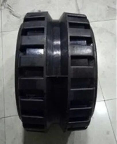 Black Solid Rubber Tyre