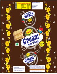 Plastic Biscuit Pouches, For Packaging, Pattern : Printed