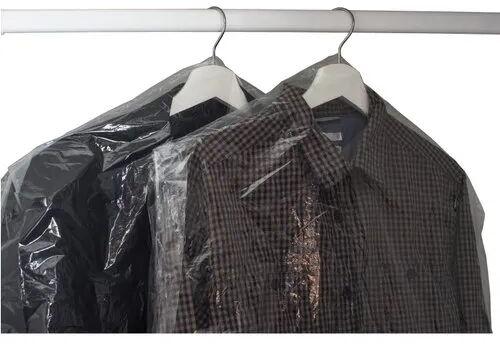 Plain Polypropylene Dry Cleaning Poly Bags, Color : Transparent