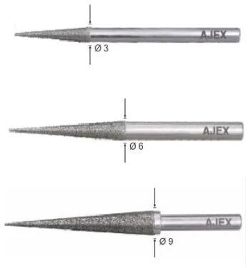 Angular Diamond Plated Pins