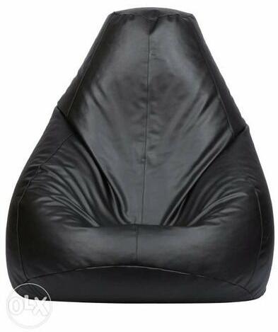 Plain Bean Bag, Color : Black