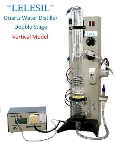 Glass Quartz Double Distiller, For Chemical Laboratory, Features : Compact, Replaceable Silica Heat