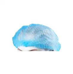 Non Woven Disposable Bouffant Cap, Color : Blue