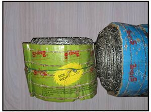 Barbed Wire, Length : 100 Feet