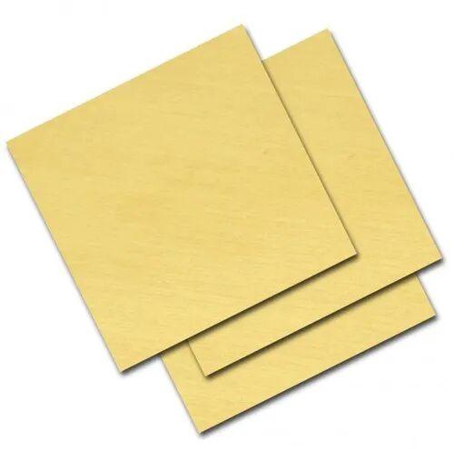 Brass Sheet, Shape : Rectangle