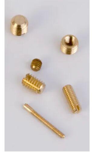 Brass Grub Screw, Size : 15 Mm