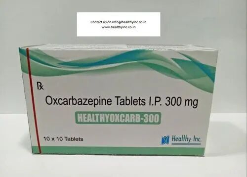 HEALTHY OXCARB-300 Oxcarbazepine Tablets, Packaging Type : Strip