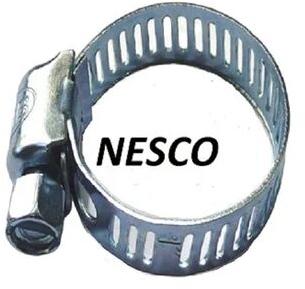 Mild Steel Mini Hose Clamps, Color : White