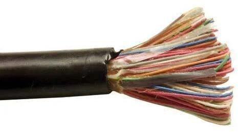 Copper Jelly Filled Telephone Cables, For Telecommunication, Conductor Type : Solid
