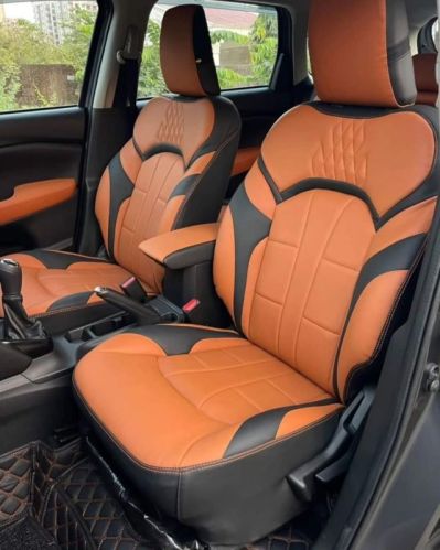 Leather Laminated Car Seat Cover, Color : Multicolor