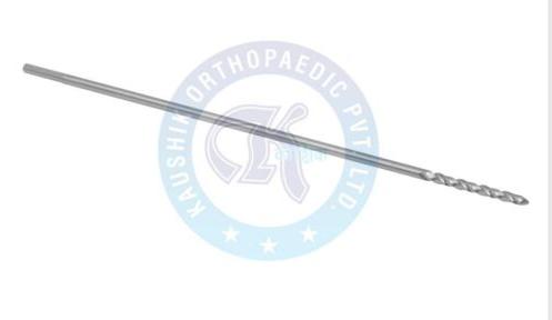 Kaushik Orthopaedic Stainless Steel Drill Bit, Length : 110mm To 1000mm