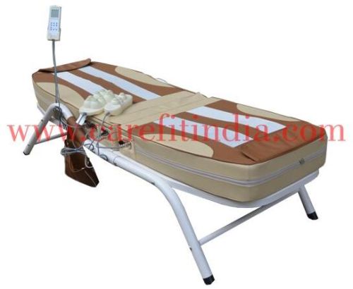 Full Body Jade Thermal Acupressure Rolling Infrared Massager Bed