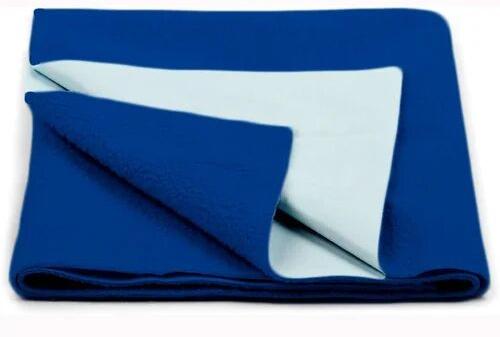 Plain Polar Fleece Fabric Baby Dry Sheet, For Home