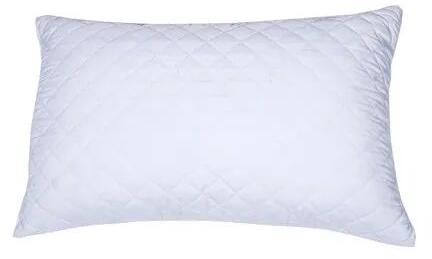 Sleeprest Checked Microfiber Quilted Pillow, For Home