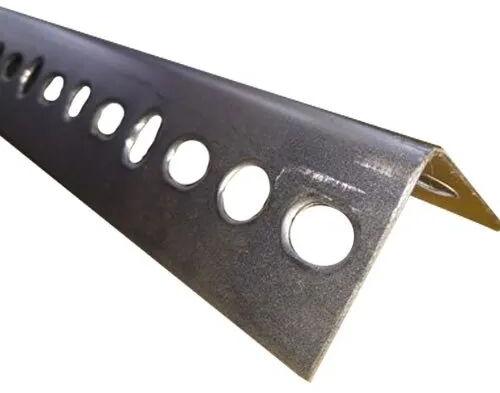 Stainless Steel Slotted Angle, Color : Silver