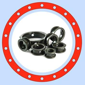 Rubber Butterfly Valve Seat, For Industrial, Color : Black