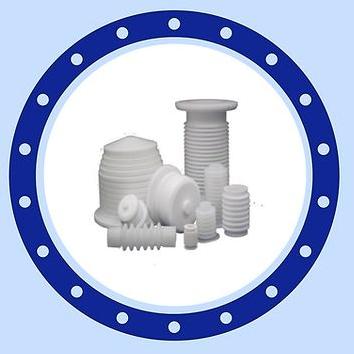 White Manual Round Teflon Bellow, Packaging Type : Bag