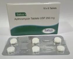 Azithromycin Tablets USP, Packaging Type : Blister