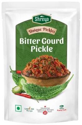 Shreya Karela Pickle, Packaging Size : 100g / 300g / 5kg.