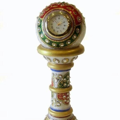 Marble Table Clock